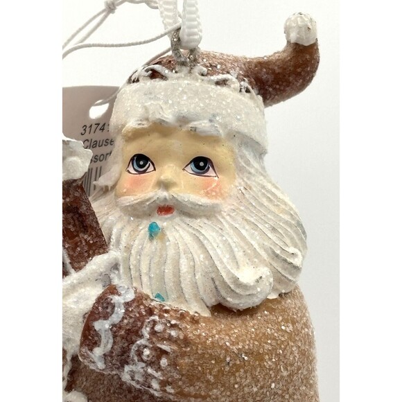 The Holiday Aisle Baking Santa & Mrs Clause Gingerbread Christmas Ornament Set - Picture 9 of 16